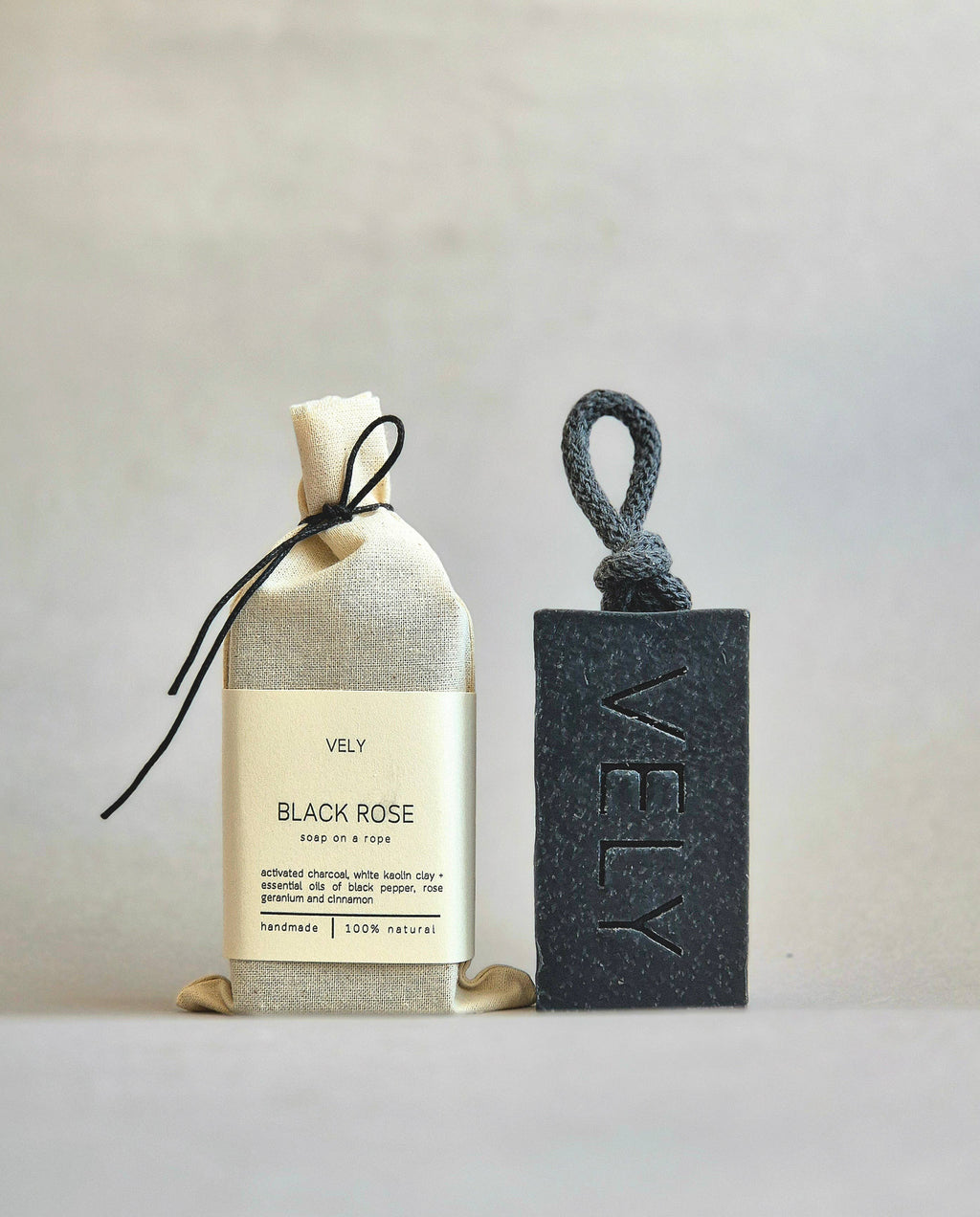 Soap On A Rope “Black Rose"