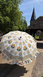 Meadow Yolk Block Print Parasol
