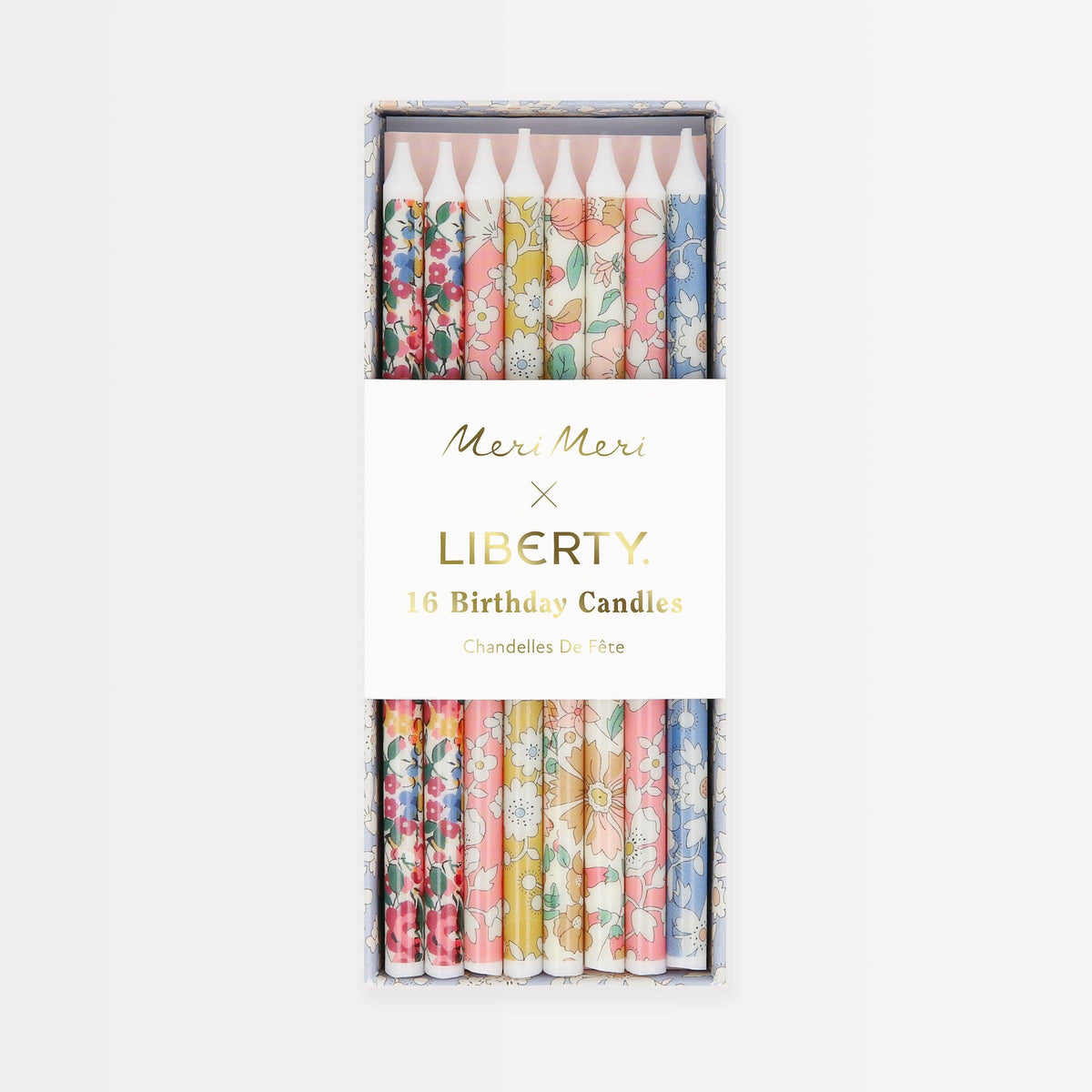 Meri Meri x Liberty Print Birthday Candles – Set of 16
