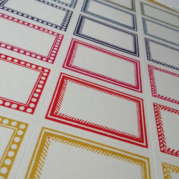 42 Self Adhesive Labels