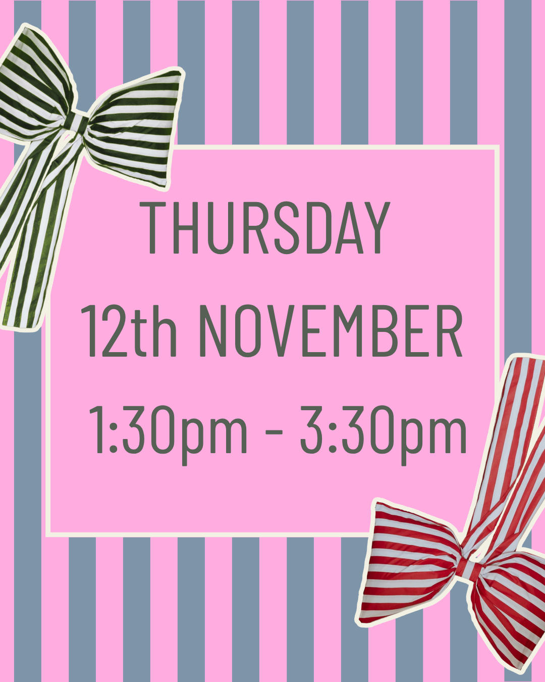 Giant Bow Workshop 12th (1.30pm -3.30pm)