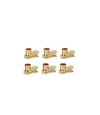 Gold Clips for Mini Taper Candle