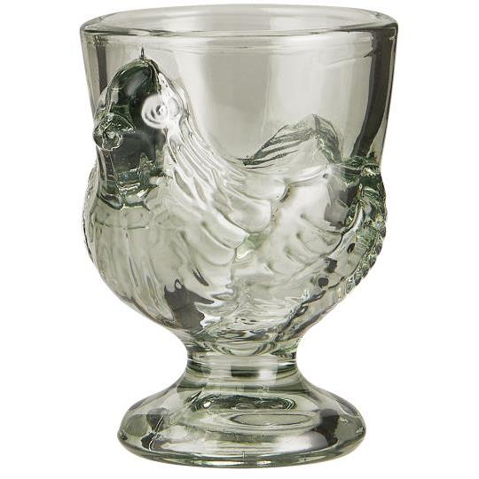 Glass Chicken Egg Cup