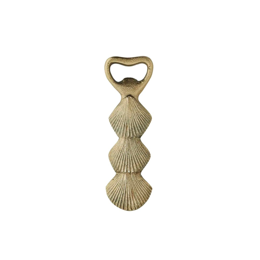 Seashell Brass Bottle Opener