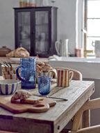 Striped Mug Brown