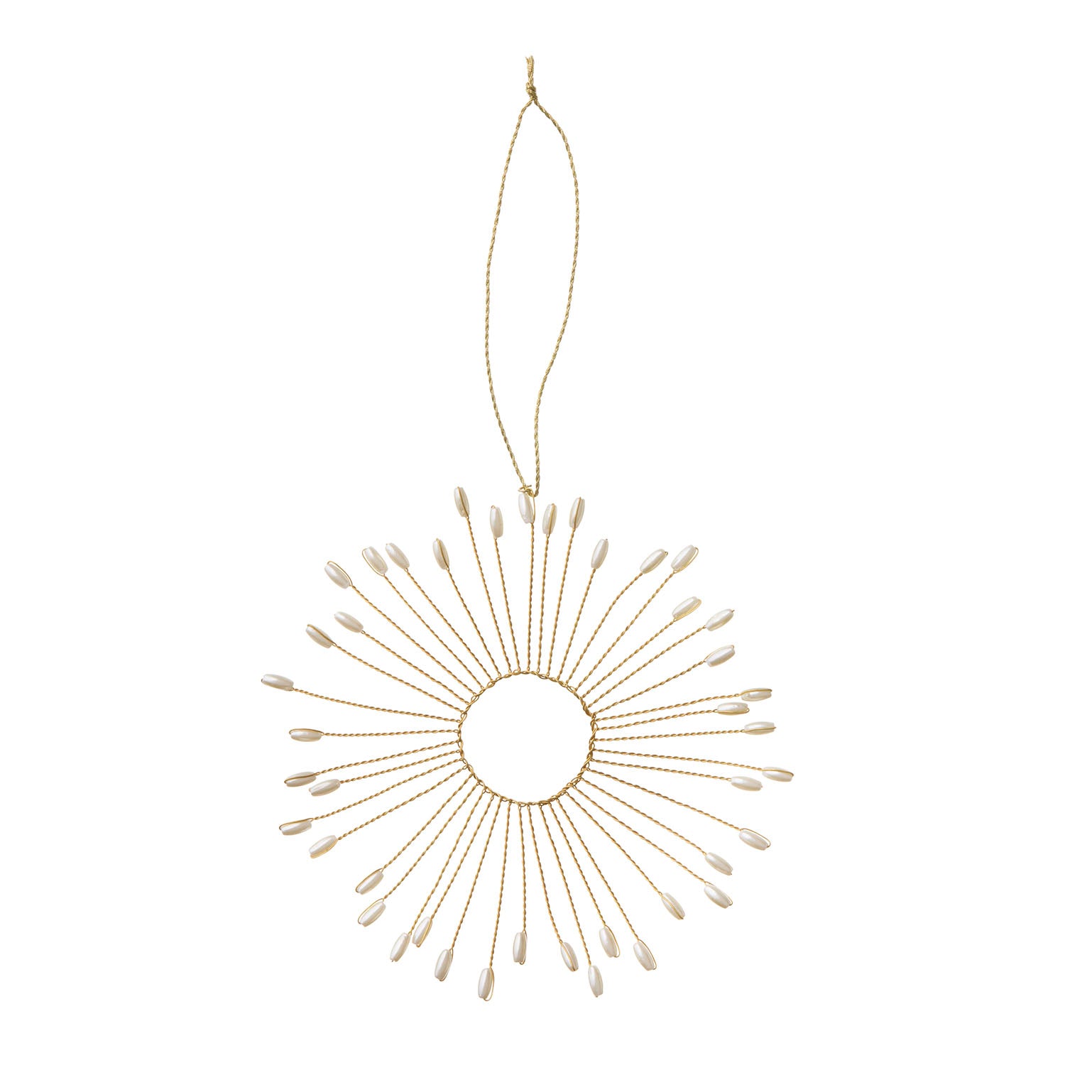 Beaded Ornament Gia pearl