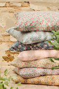 Rust Flower Pattern Cushion
