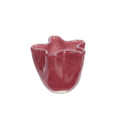 Glass Vase Maroon