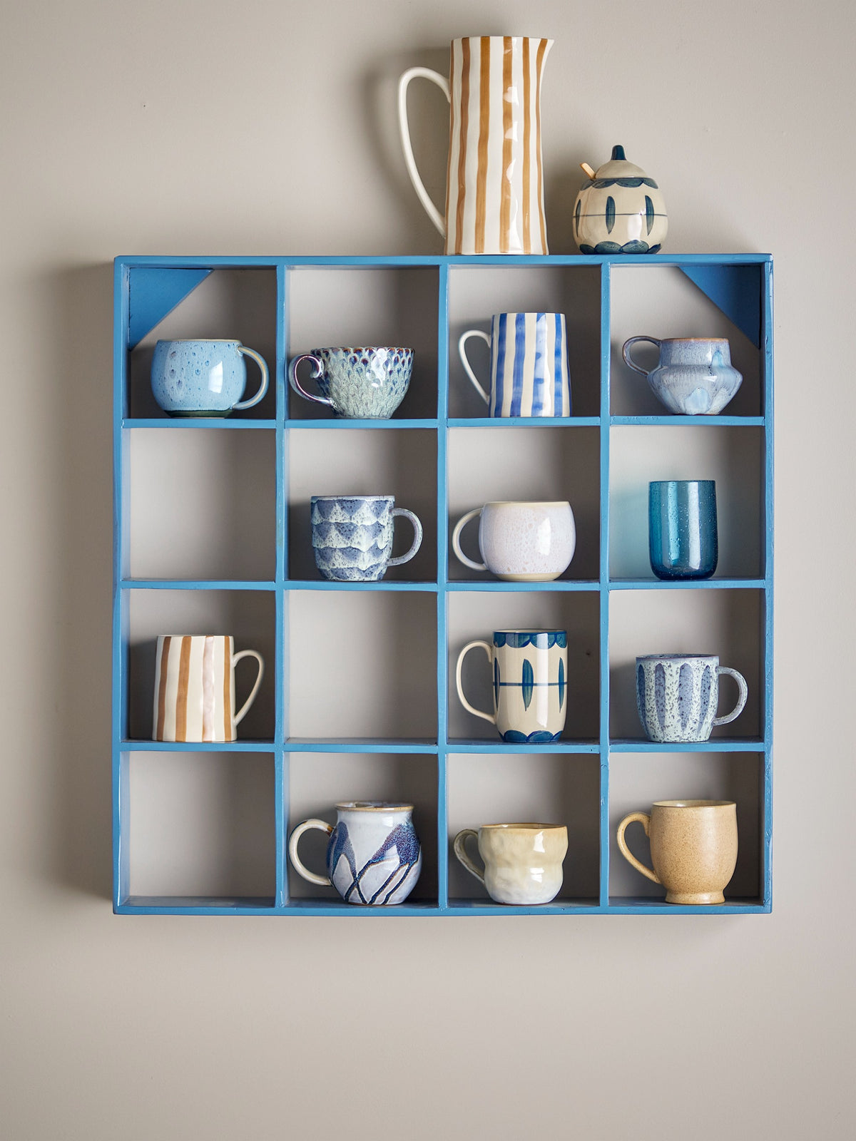 Striped Mug Blue