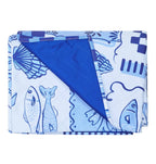 Blue Waterproof Picnic Blanket