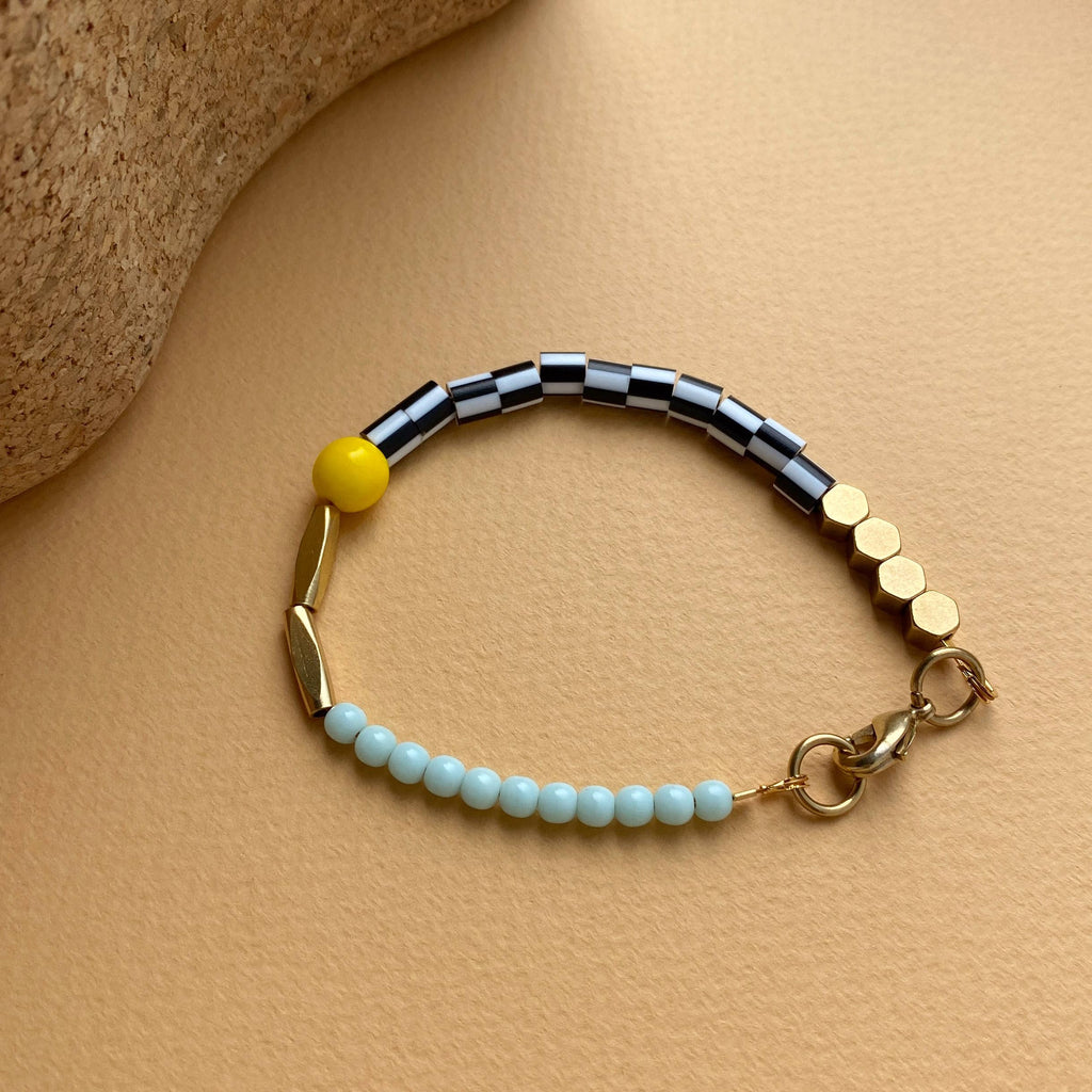 Hexagon Bracelet - Mint Green