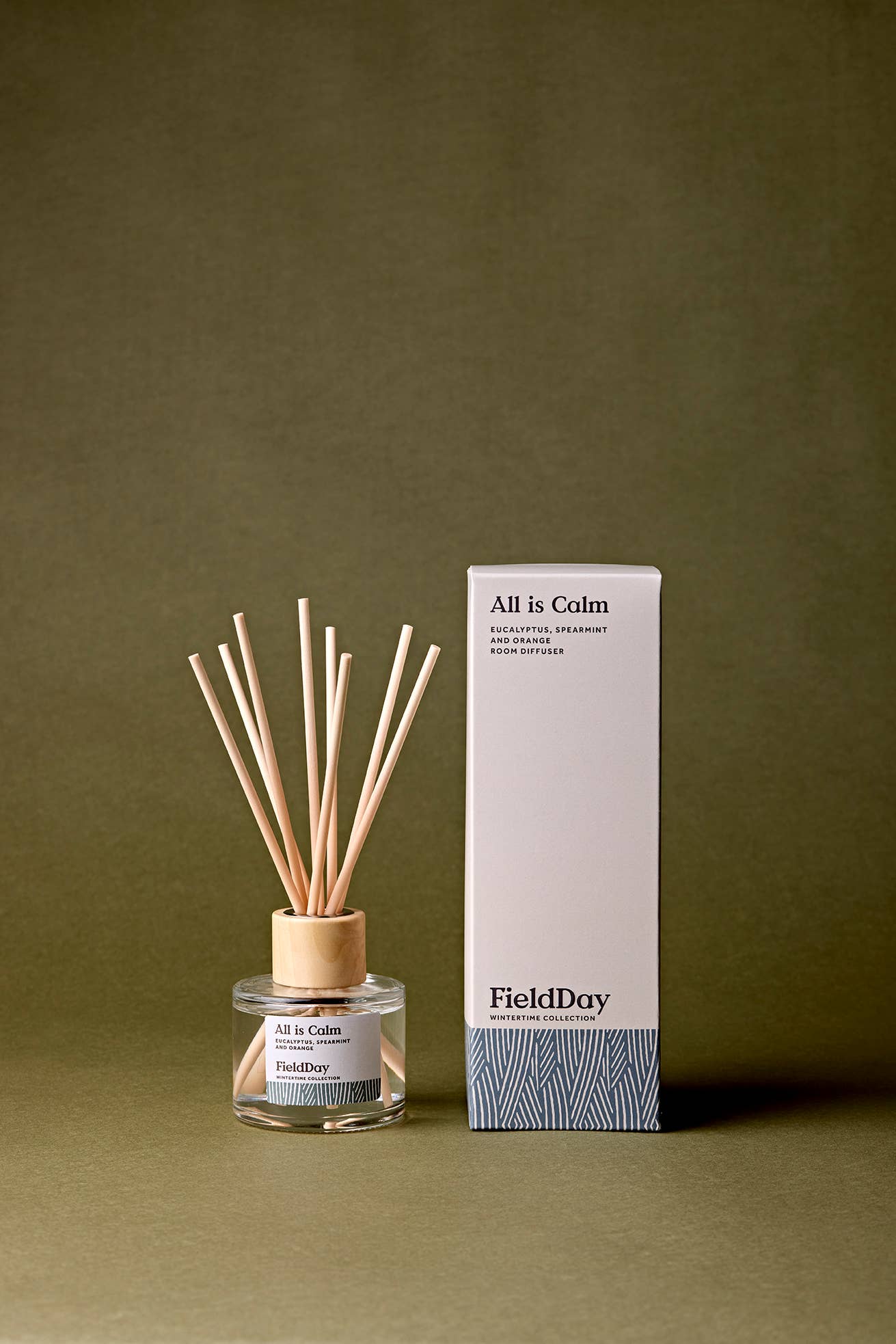 Christmas All Is Calm Eco Friendly Reed Diffuser