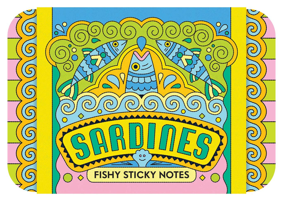 Sardines Fishy Sticky Notes (Notepad/Sticky Notes)