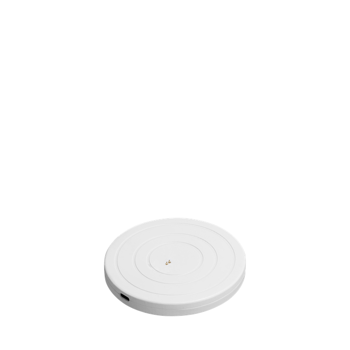 LED rechargeable round base - White