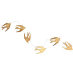 Large Antique Gold Swallow Bird Garland