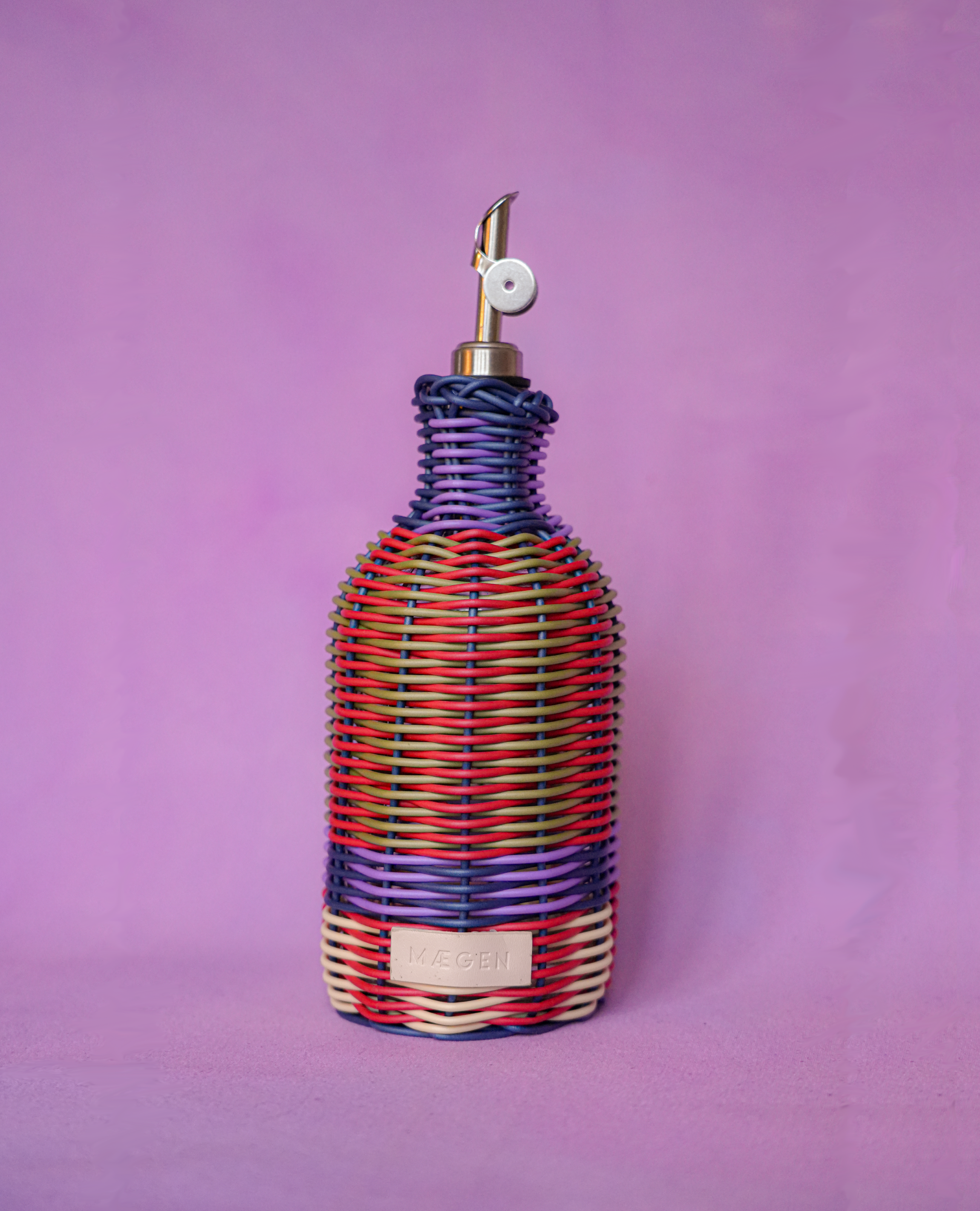 Oil Pourer - Red & Olive