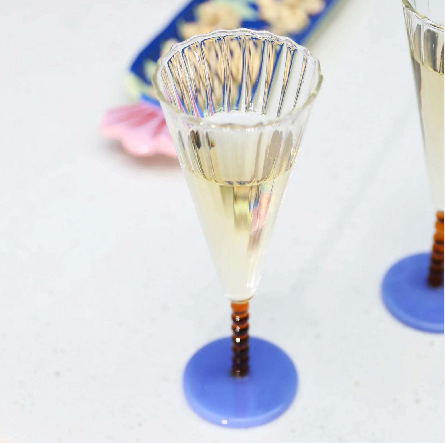 Single Flute Perle Amber