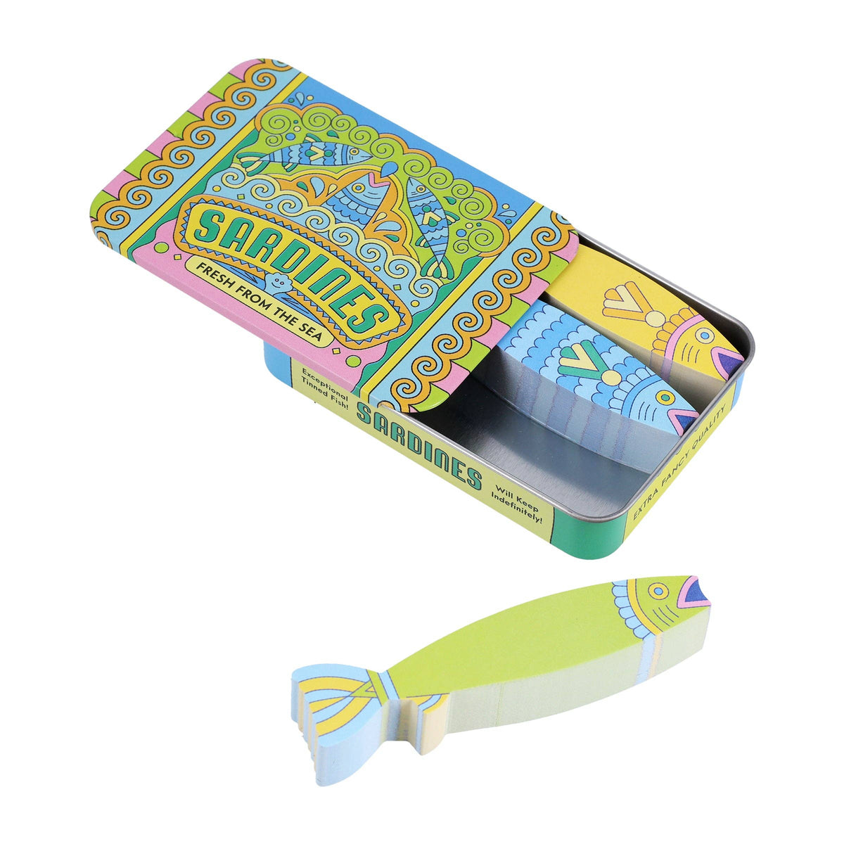 Sardines Fishy Sticky Notes (Notepad/Sticky Notes)
