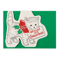 Christmas Cat | Cut-Out | Greeting Card