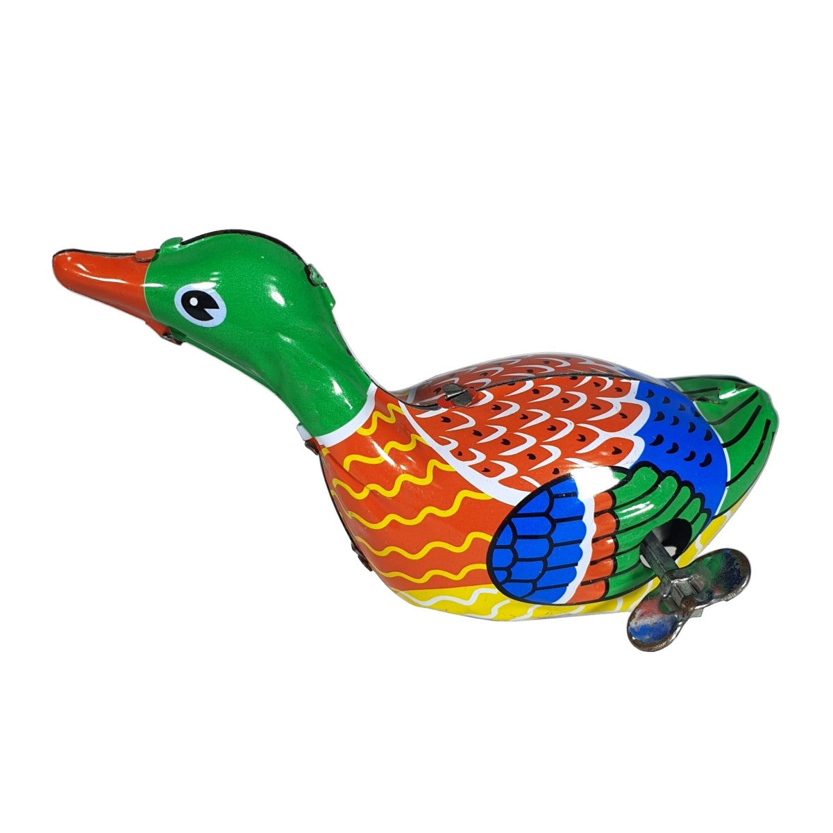 Running Duckling Tin Toy