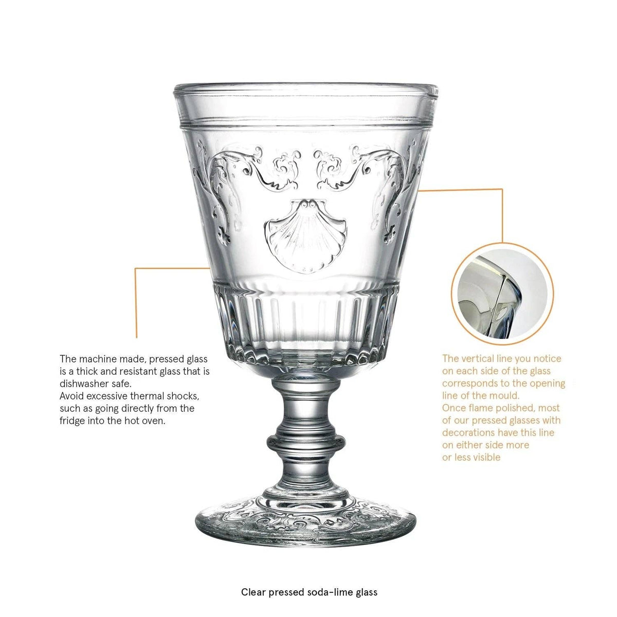Versailles Large Stemmed Wine Glass - 40cl