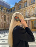 Hand-painted Rose Stem Handbag Hero Brush | Eco-Friendly