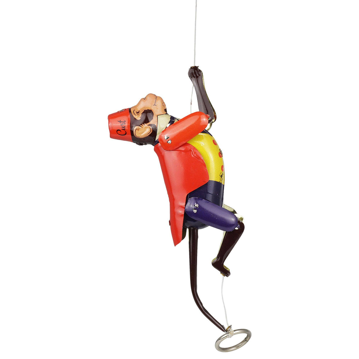 Tin Toy Climbing Figure Monkey Curt Climbing Monkey Tin Monkey