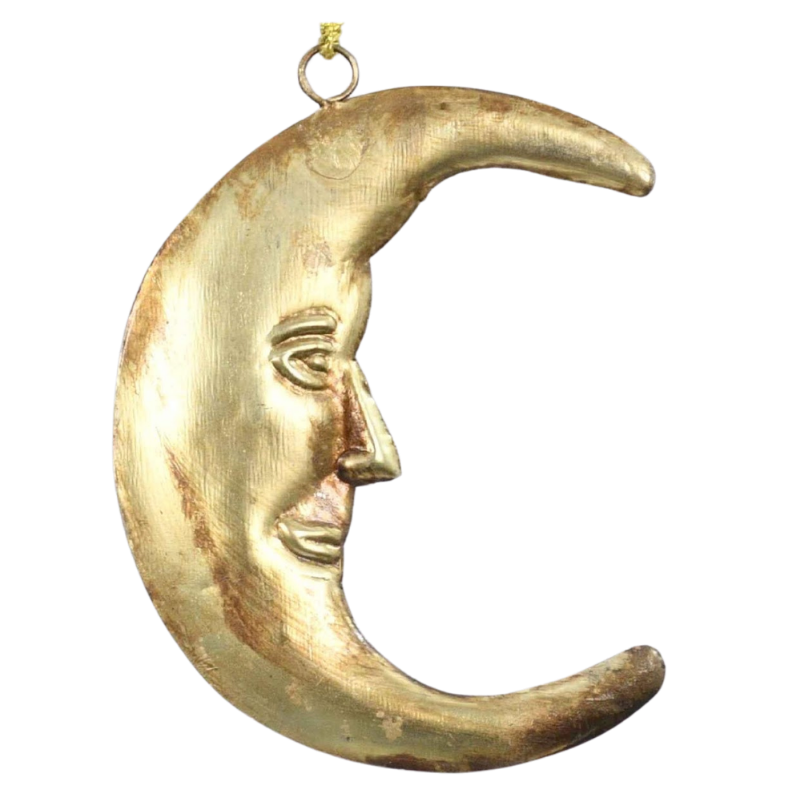 Crescent Moon-Shaped Decoration