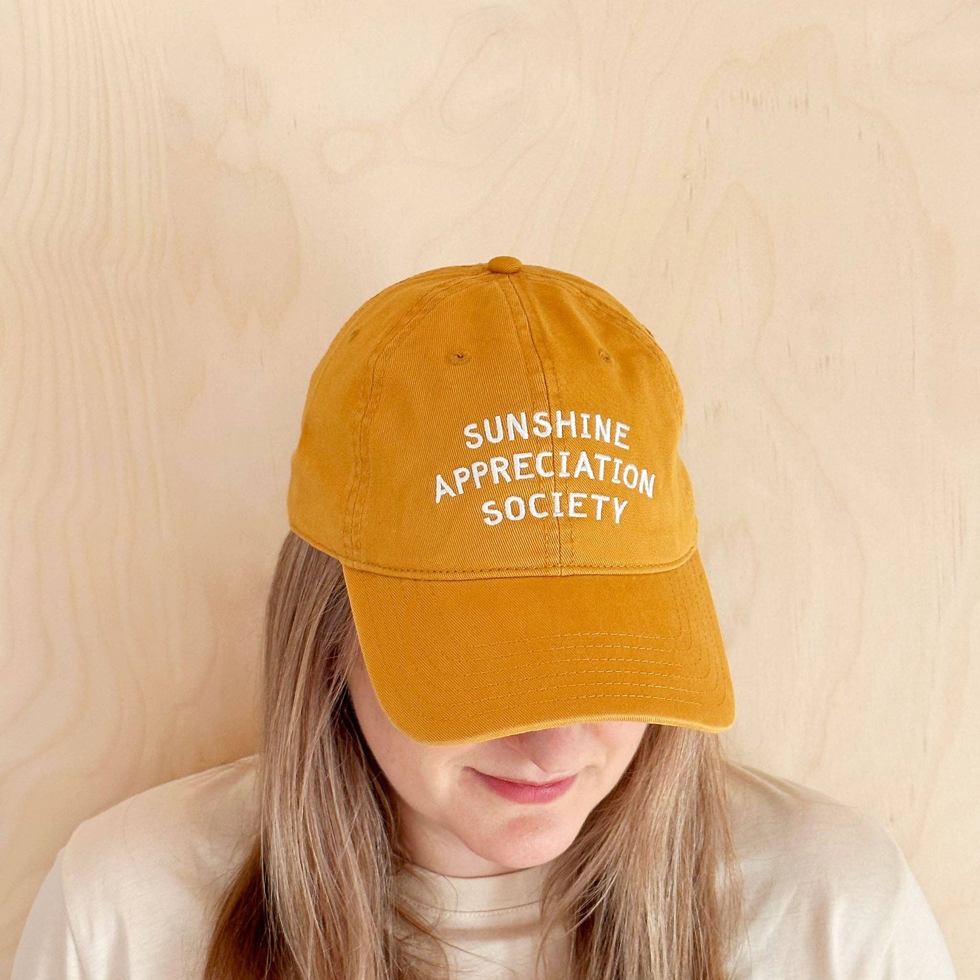 Yellow - Sunshine Appreciation - Cotton Baseball Cap