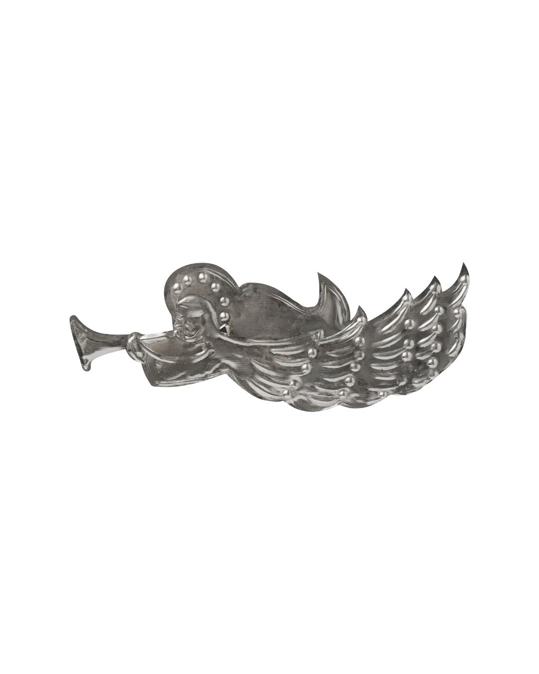 Angel Trumpet Silver Ornament