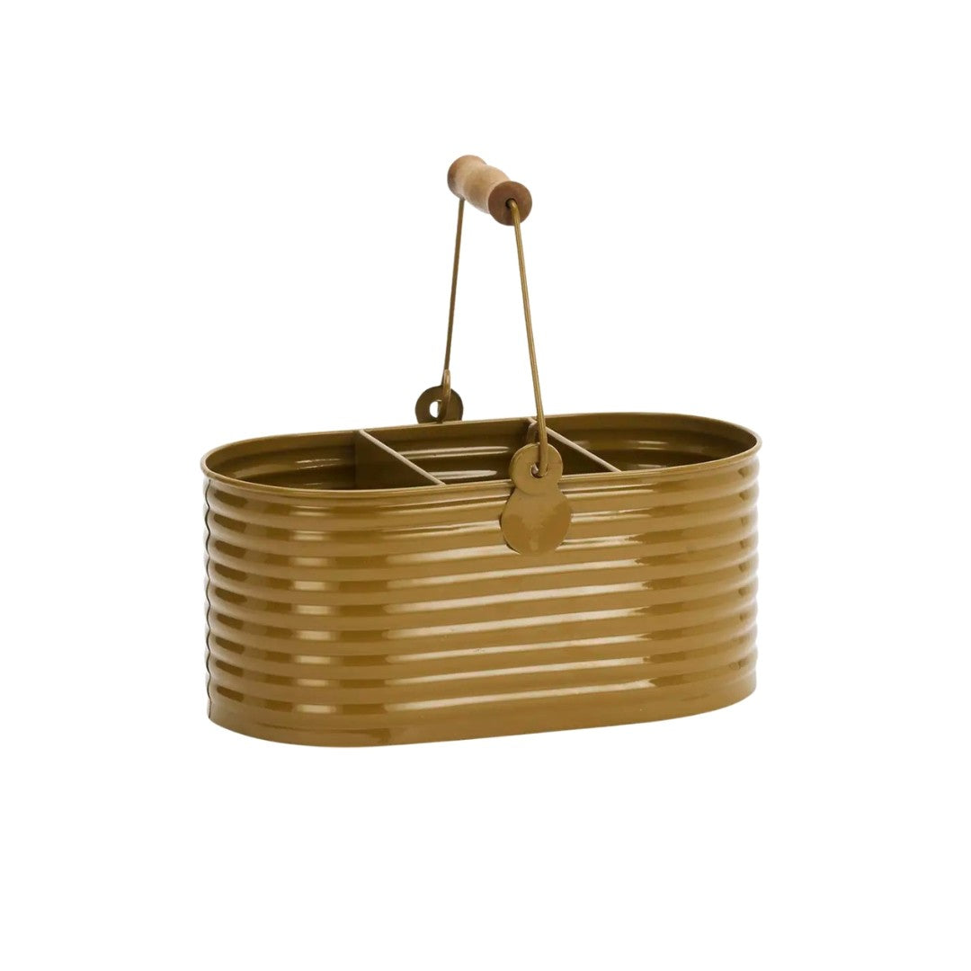 Oval Iron Utensil Holder Tapenade