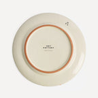 Burnt Orange Puglia Splatter Plate