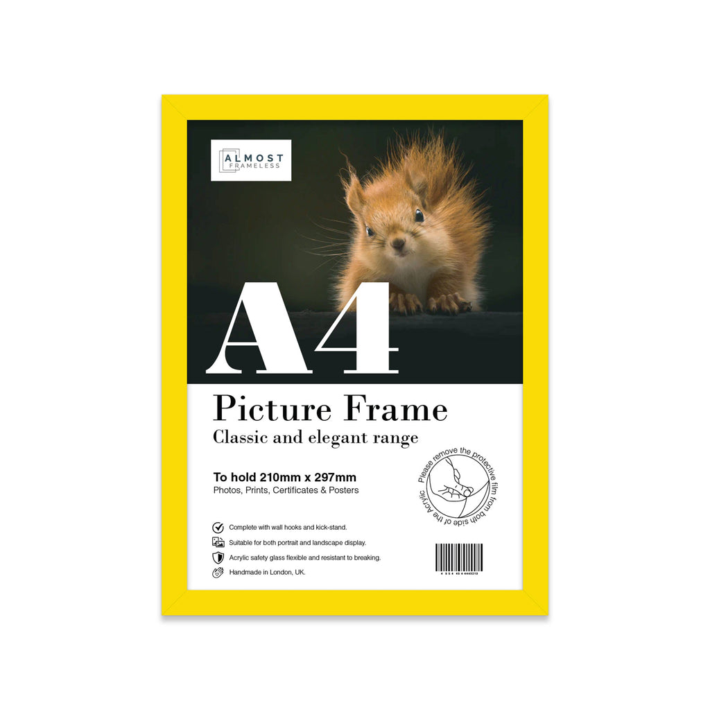 Yellow A4 Picture Frame