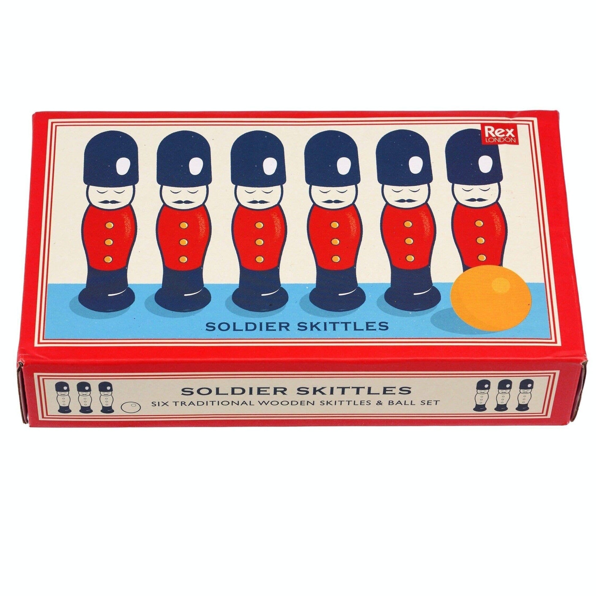 Soldier Skittles Wooden Toy