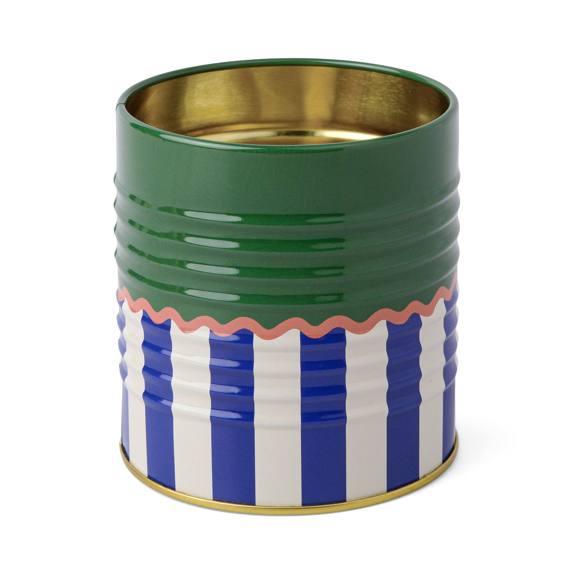 Solid & Striped Storage Tin