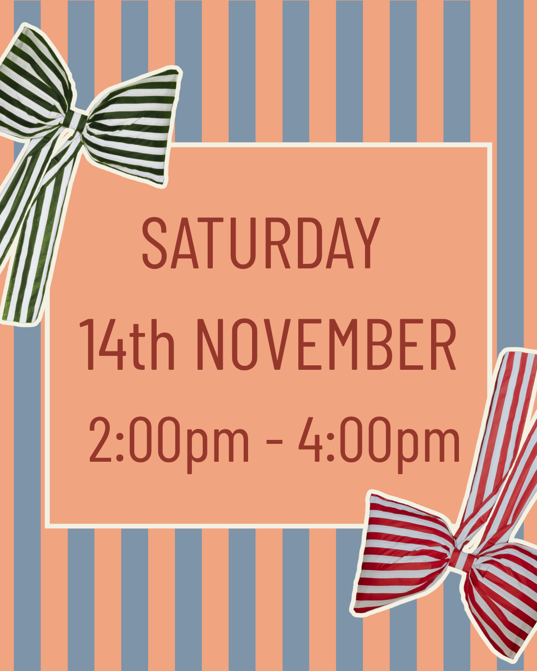 Giant Bow Workshop 14th (2:00pm -4:00pm)