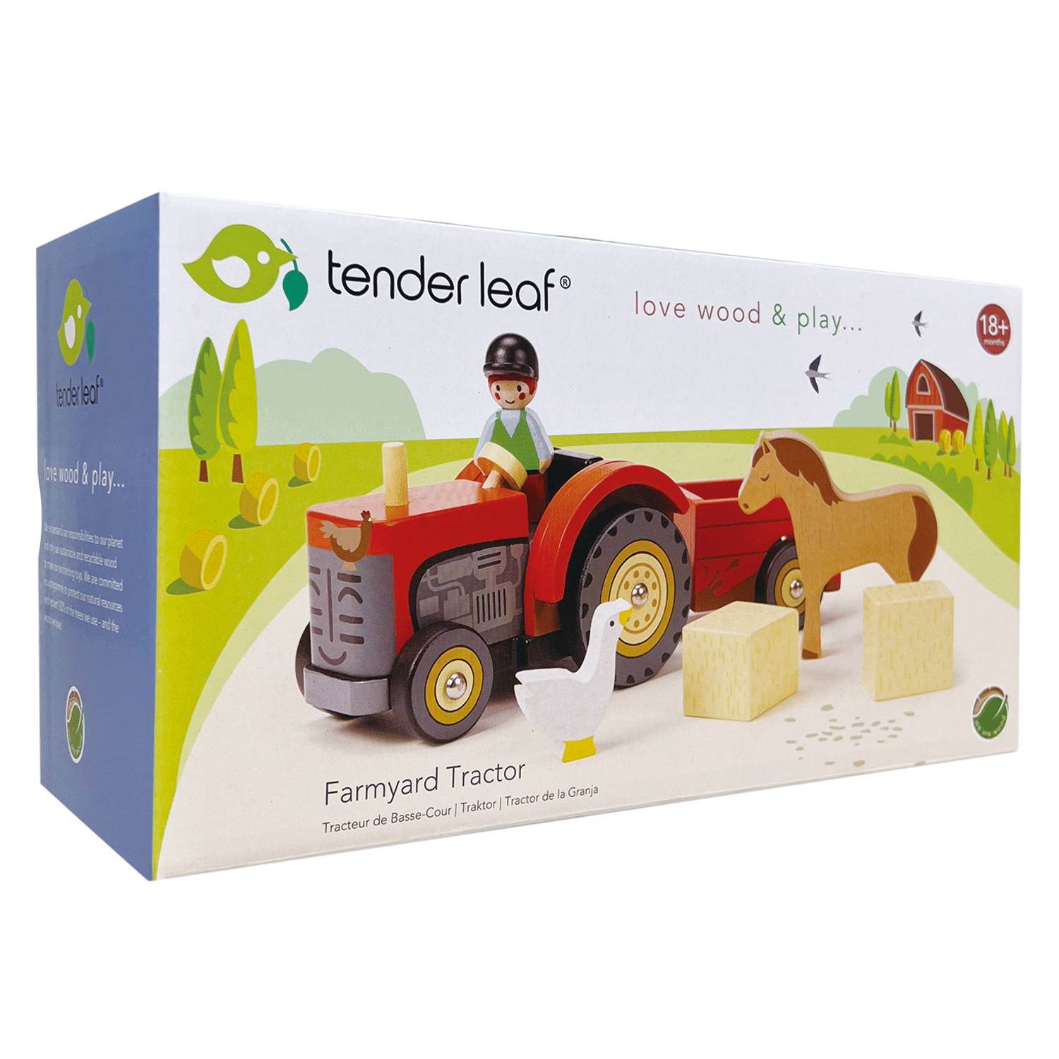 Farmyard Tractor Toy Set