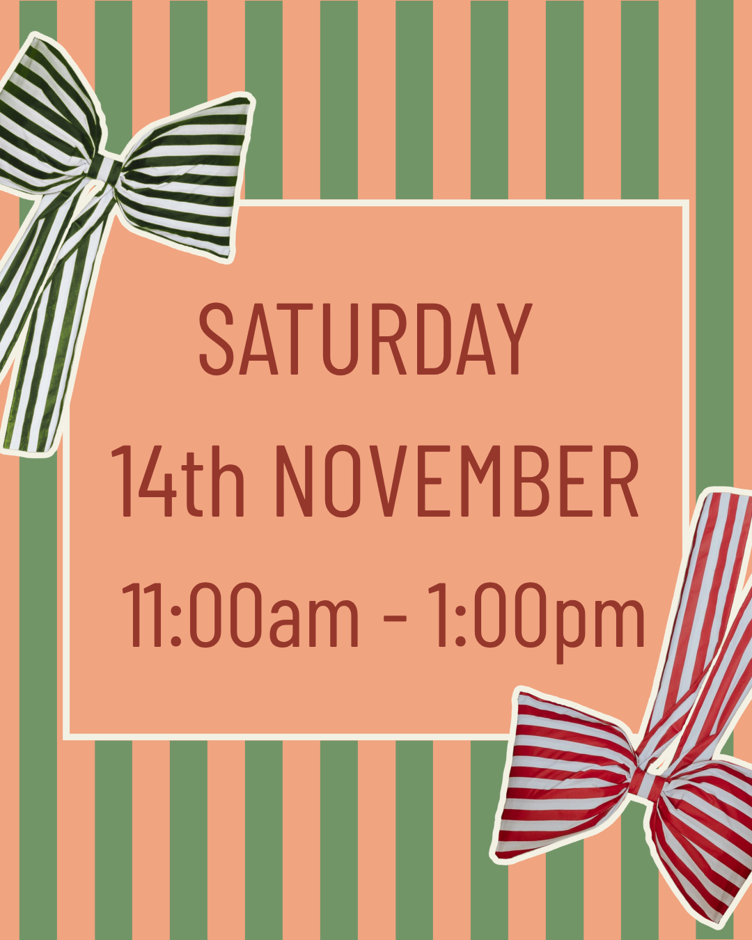 Giant Bow Workshop 14th (11:00am - 1:00pm)