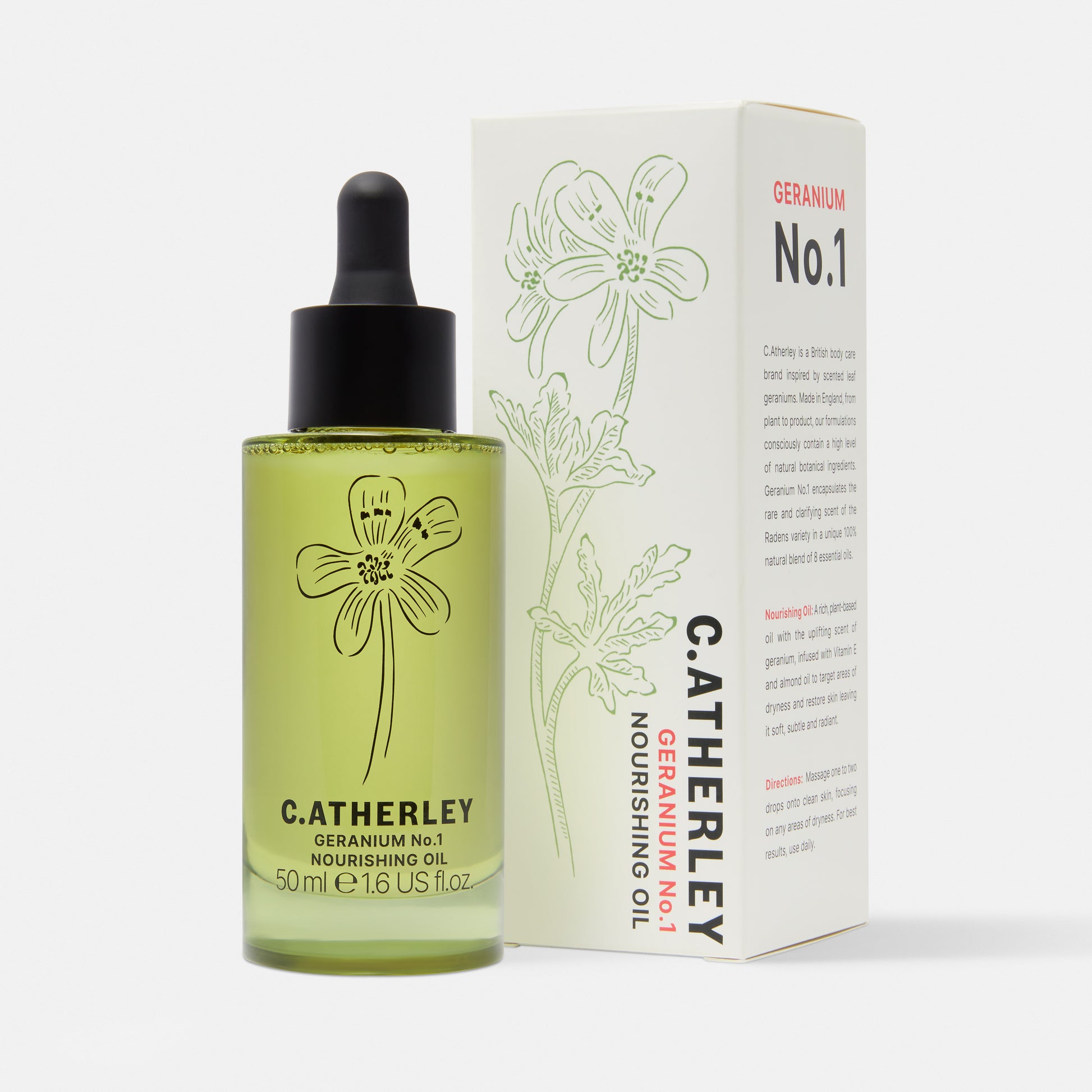 C Atherley 50ml Geranium Nourishing Oil