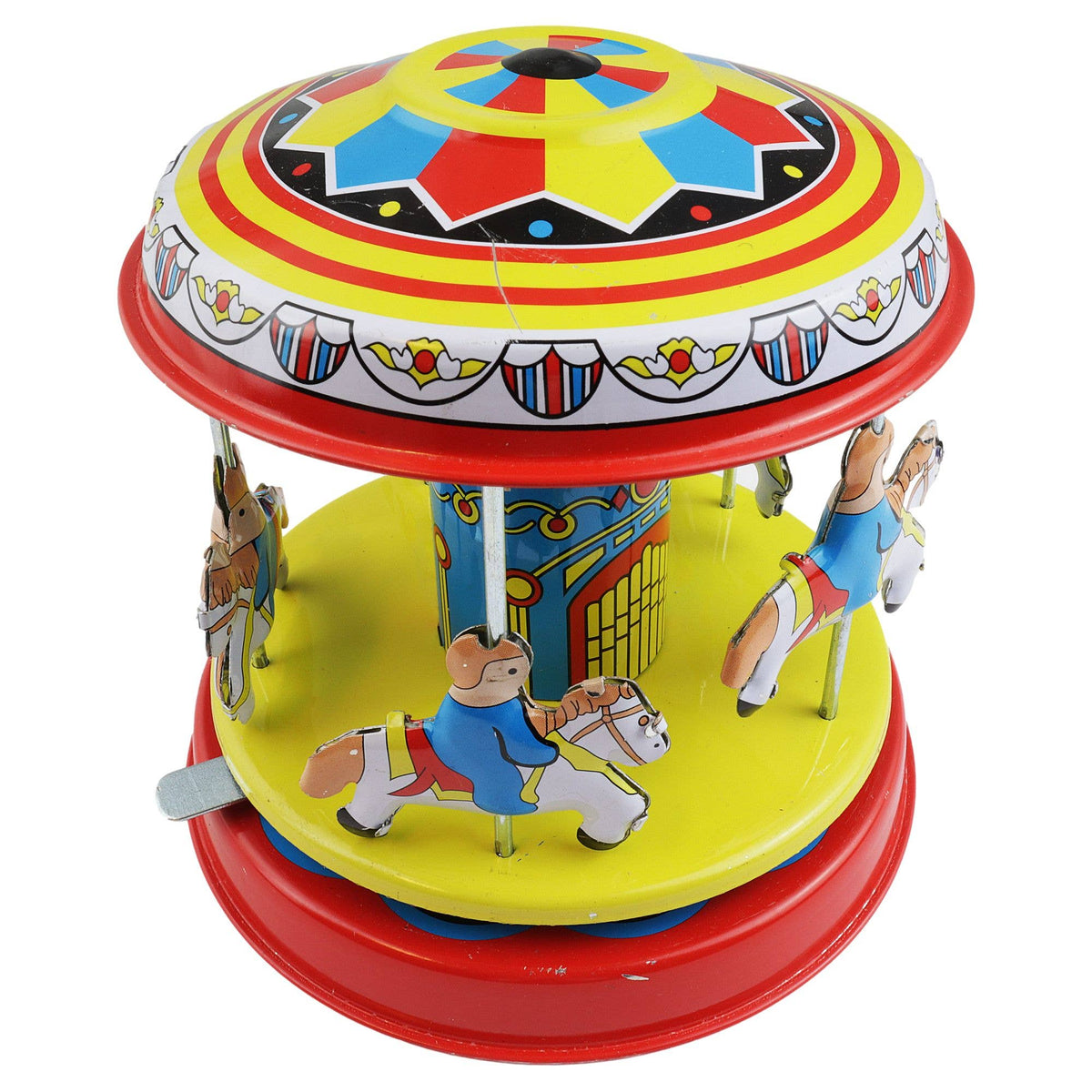 Tin toy carousel funfair carnival