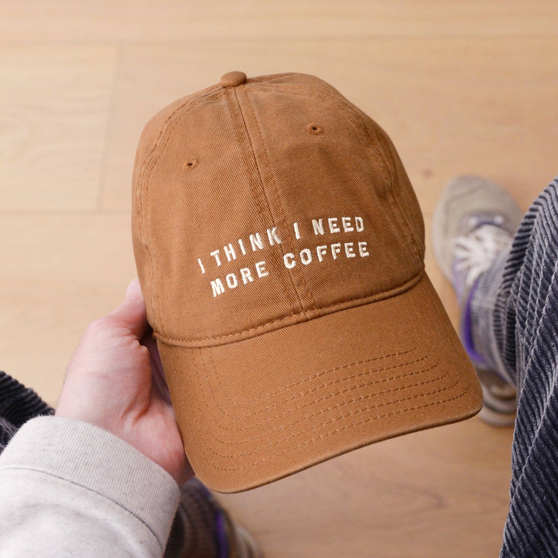 Cotton Coffee Baseball Cap