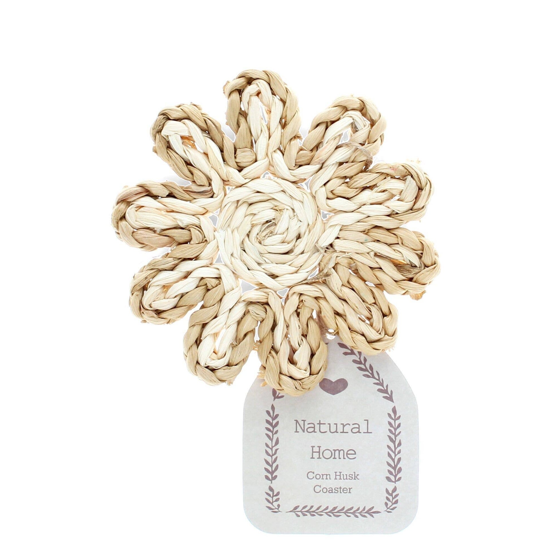 Corn Husk Coaster - Natural