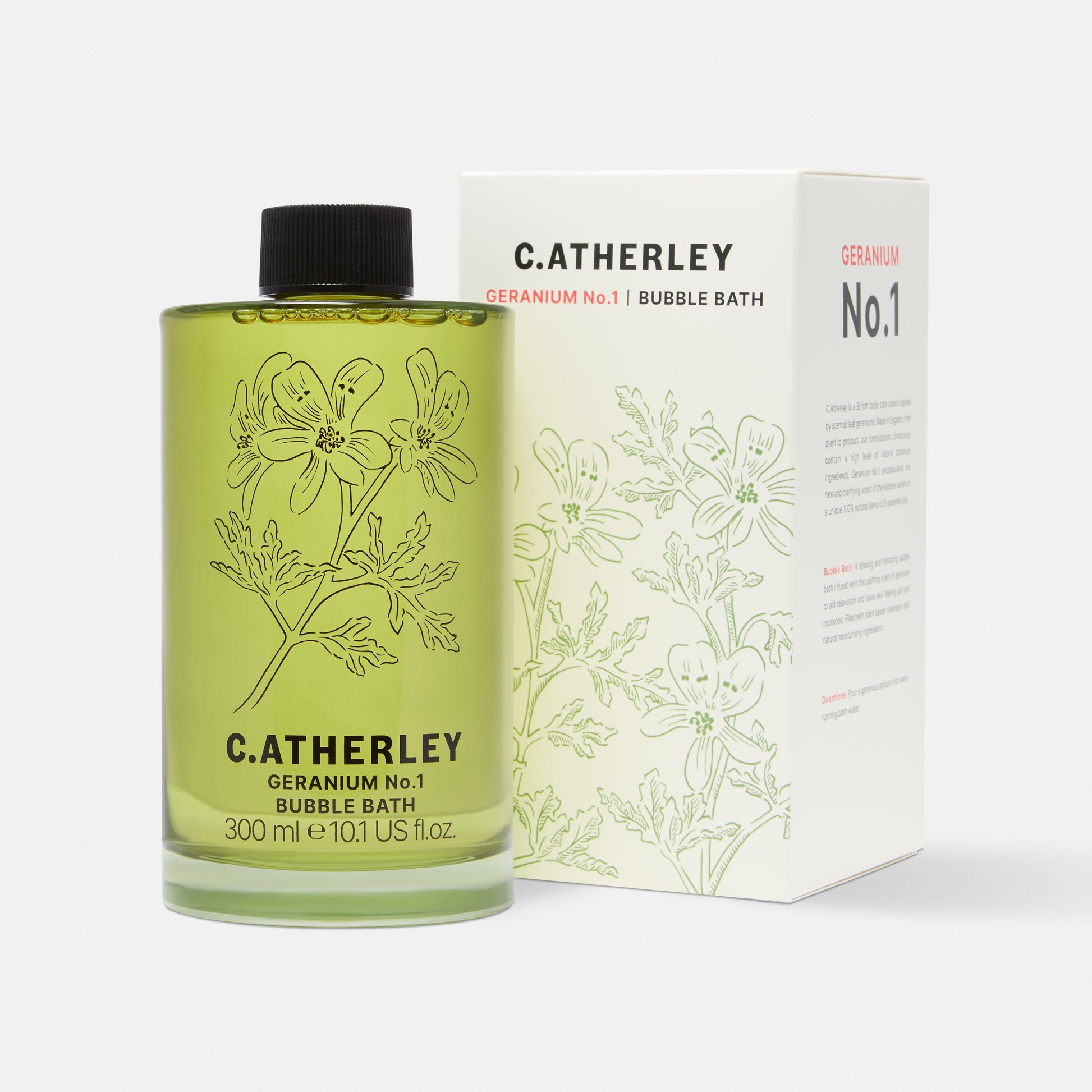 C Atherley 300ml Geranium Bubble Bath