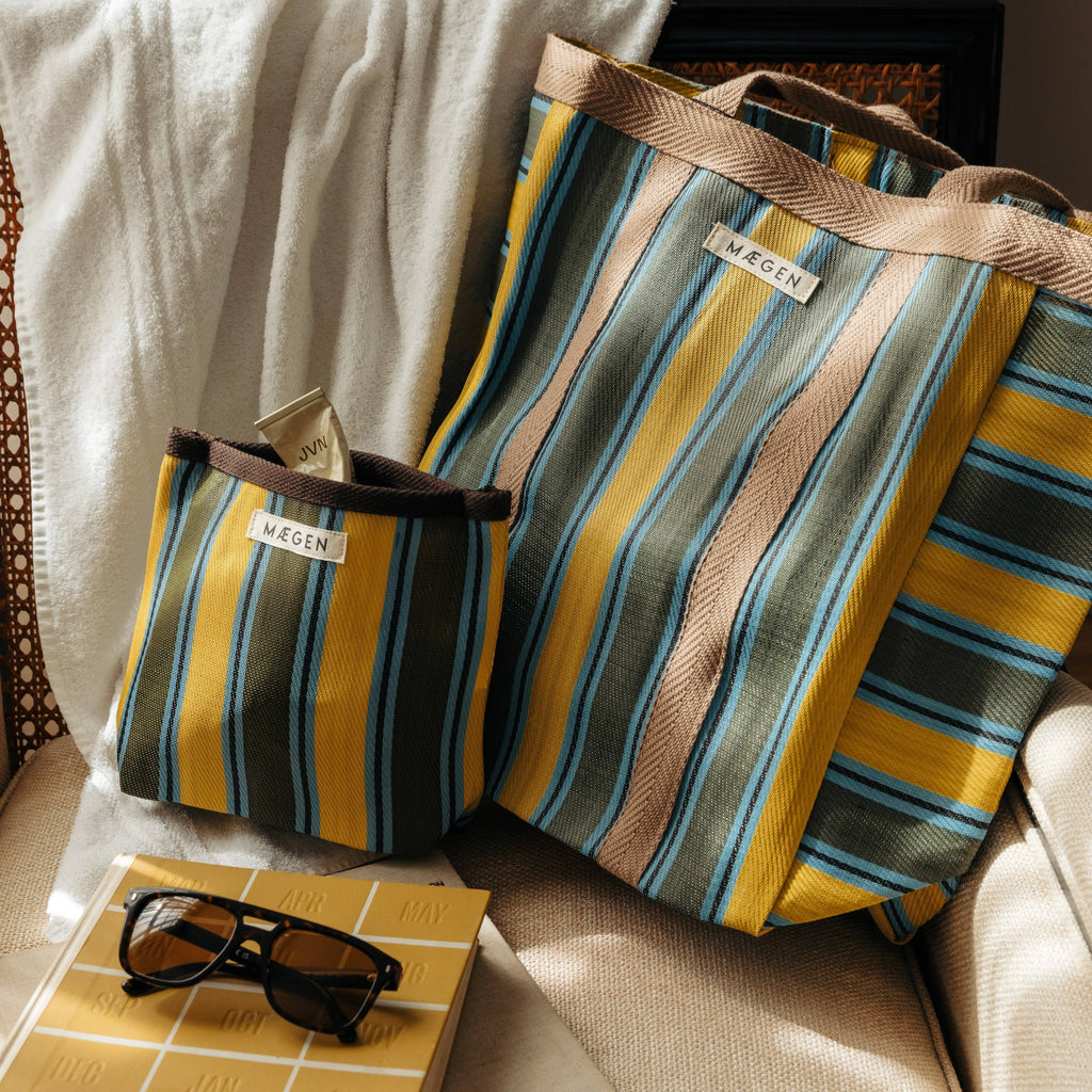 Everywhere Bag | Chocolate/ Yellow/ Olive