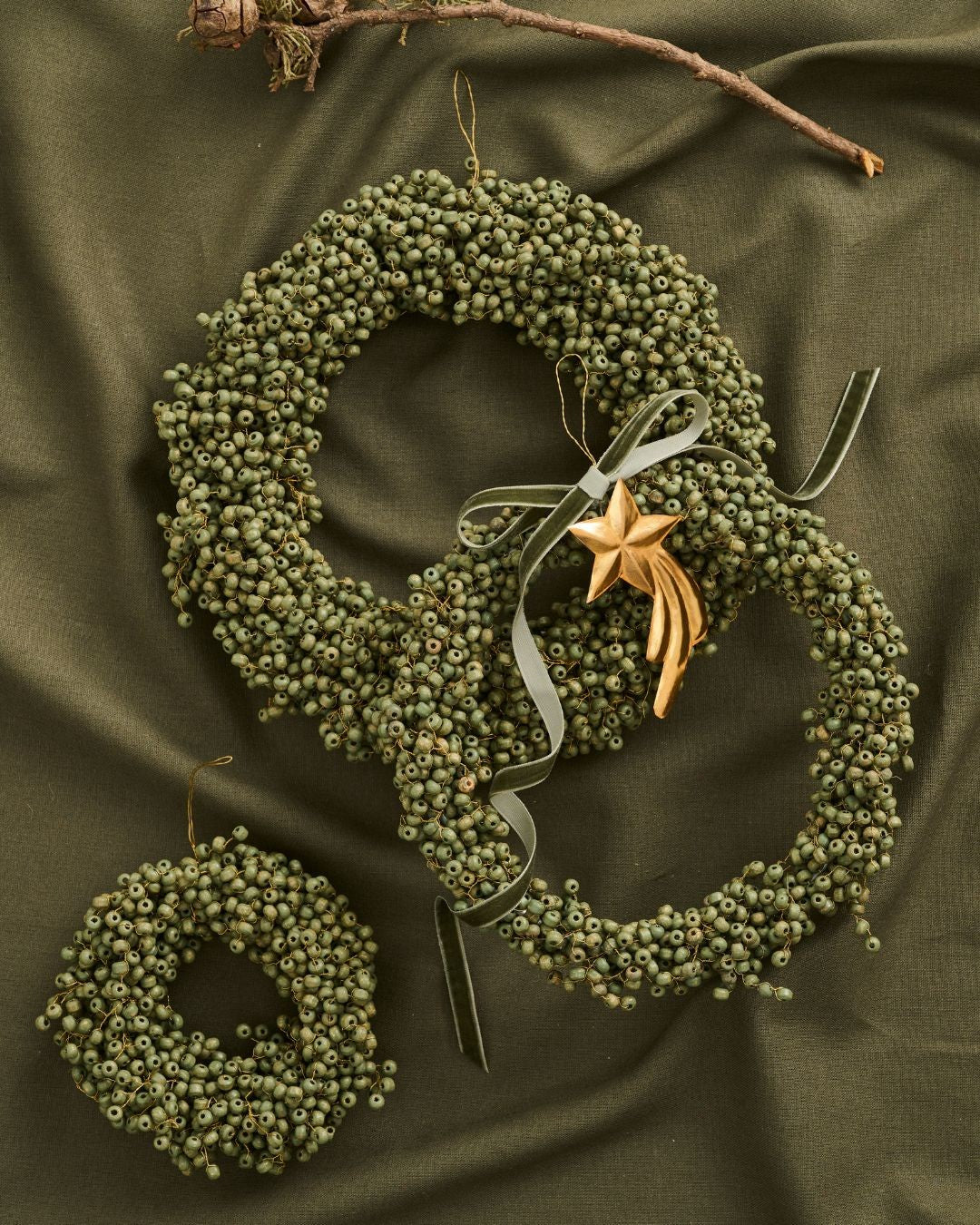 Shooting Star Brass Ornament
