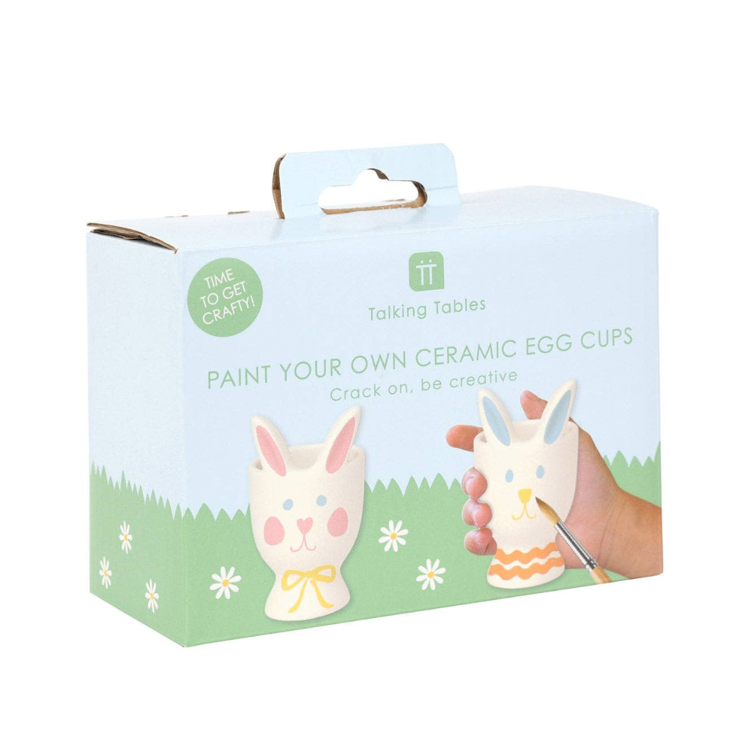 Paint Your Own Ceramic Easter Egg Cup - 2 Pack | Craft |