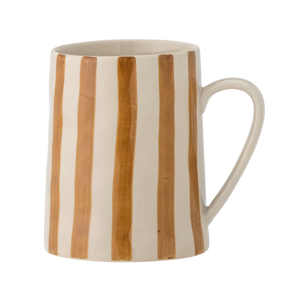 Striped Mug Brown