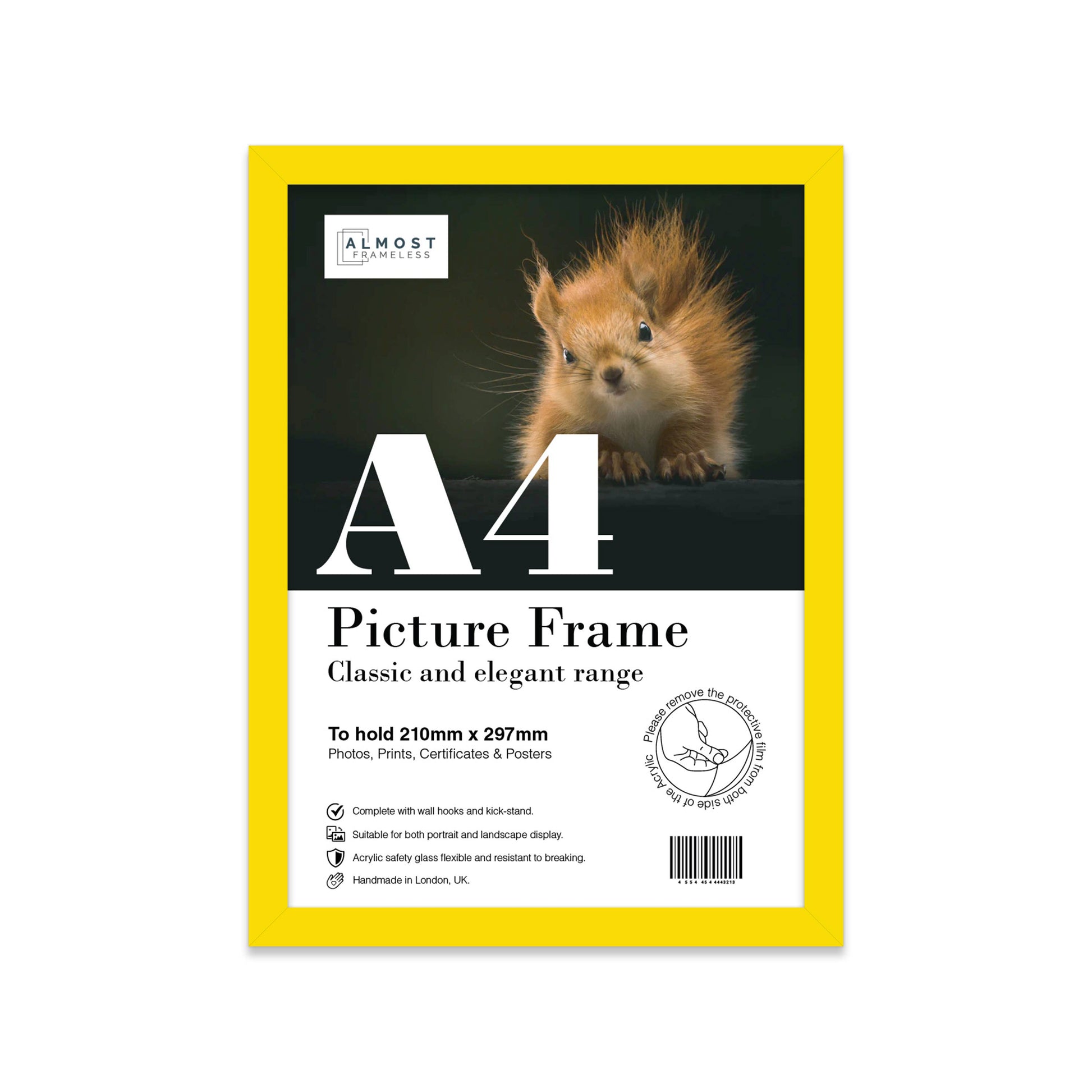 Yellow A4 Picture Frame