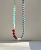 Macaroon Blue Necklace