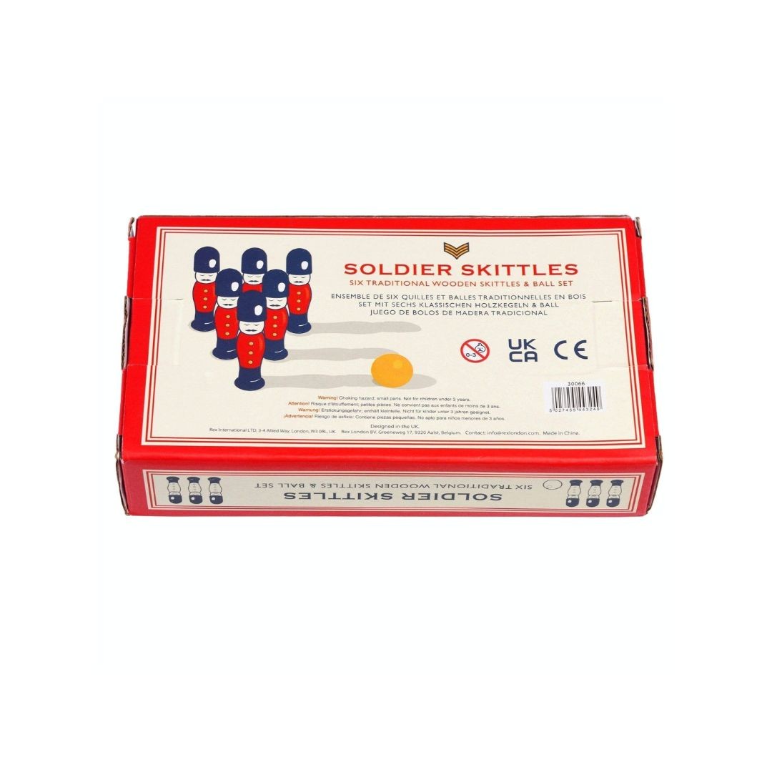 Soldier Skittles Wooden Toy